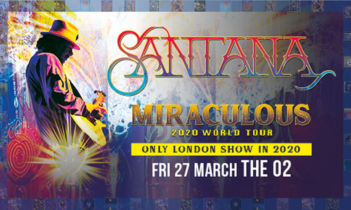 Santana in concerto a Londra Santana in concerto a Londra