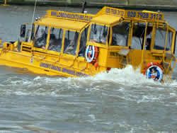 London Ducktour, tour di Londra su un mezzo anfibio London Ducktour