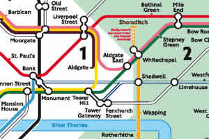 Mappa Londra