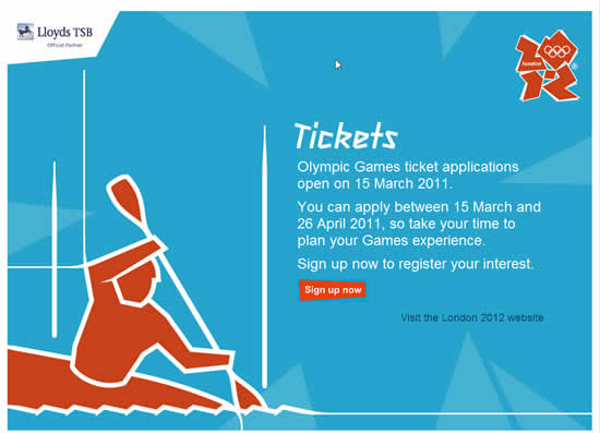 Tickets London 2012