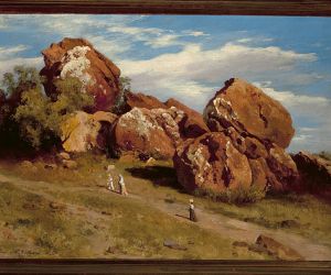 José María Velasco	 Rocks on the Hill of Atzacoalco