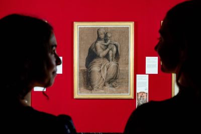 Installation view Drawing the Italian Renaissance