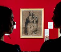 Installation view Drawing the Italian Renaissance