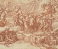Michelangelo Buonarroti, A children's bacchanal, 1533
