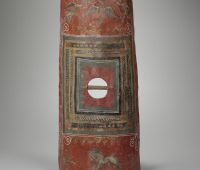 Roman scutum (shield) - Yale University Art Gallery, Yale-French Excavations at Dura-Europos