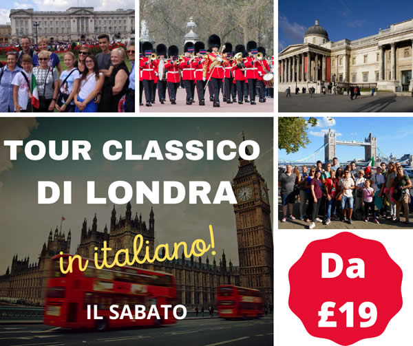 Prenota il Tour Classico di Londra in italiano!