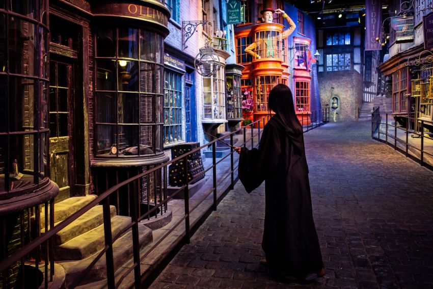 Vista su Diagon Alley