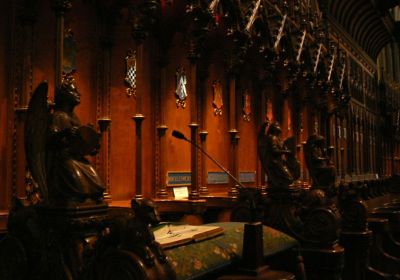 Un particolare del coro della cattedrale di Salisbury