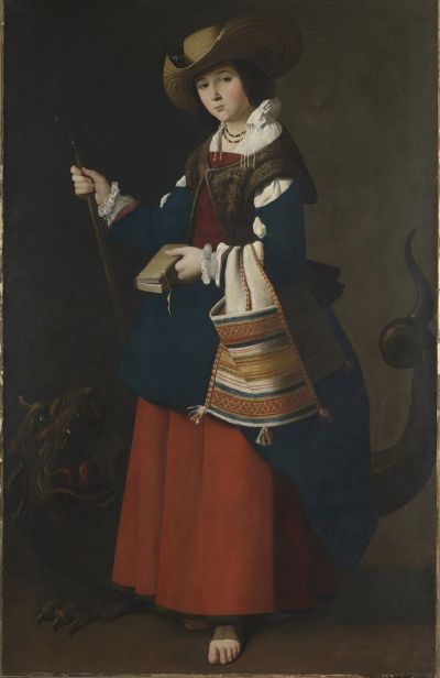 Francisco de Zurbarán,
Saint Margaret of Antioch,
1630-4