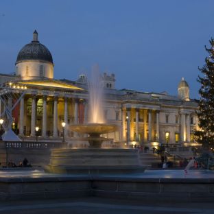 L'albero di Natale che ogni anno viene allestito di fronte alla National Gallery @ National Gallery
