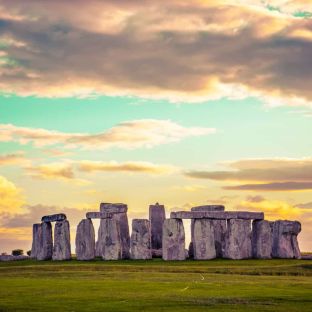 Vista su Stonehenge