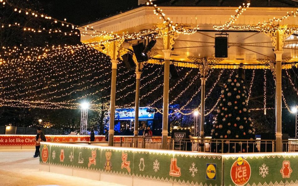 La pista di Hyde Park, dentro Winter Wonderland