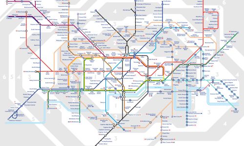 Mappa Metro Londra