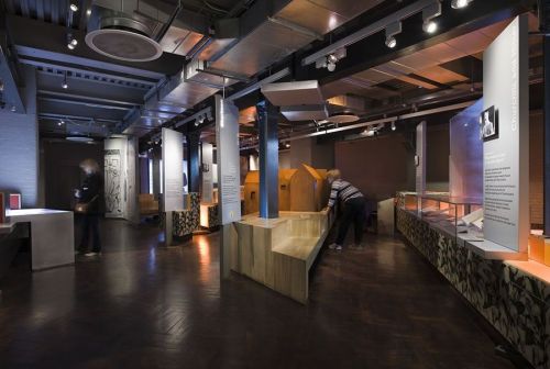 Le sale espositive del Churchill Museum, dedicato alla vita di Winston Churchill