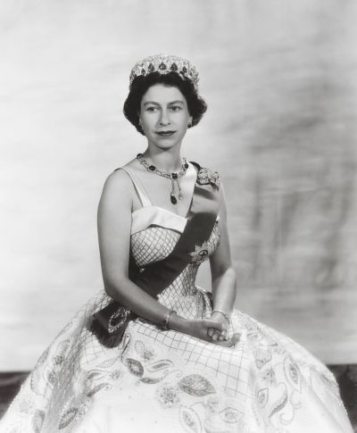 Queen Elizabeth II, 
Baron, 1956