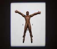 Gallery view of the Marina Abramović exhibition from 23 September 2023 – 1 January 2024