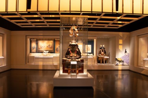 Un particolare della mostra Samurai