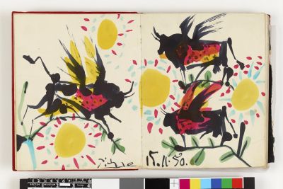 Leaping bulls, 1950
© Succession Picasso/DACS, London 2024.