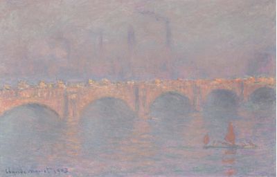 5. Claude Monet (1840-1926), Waterloo Bridge,
soleile voilé signed and dated 'Claude Monet 1903'
(lower left), 1899-1903, oil on canvas, Private
collection. Photo © Christie’s Images / Bridgeman
Images