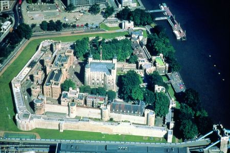 La Torre di Londra dall'alto