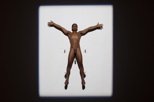 Gallery view of the Marina Abramović exhibition from 23 September 2023 – 1 January 2024