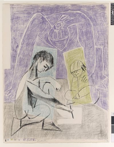 The little artist, 1954
© Succession Picasso/DACS, London 2024.