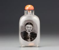Snuff-bottle with image of Li Hongzhang (1823–1901), Bejing, 1900-1910. © Water, Pine and Stone Retreat Collection. Photographed by Nick Moss.