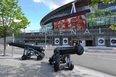 L'Emirates Stadium a Londra è lo stadio dell'Arsenal