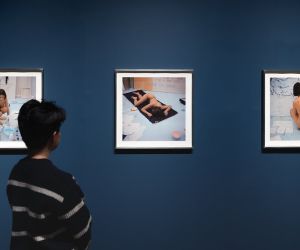 Tracey Emin: A Second Life Tate Modern installation view with Naked Photos – Life Model Goes Mad 1996.