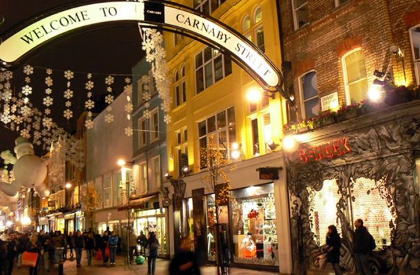 Saldi di Natale a Londra