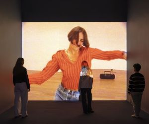 Tracey Emin A Second Life Tate Modern installation view with Why I Never Became a Dancer 1995.