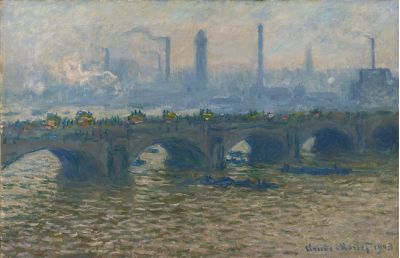 4. Claude Monet (1840-1926), Waterloo
Bridge, Overcast, 1903, oil on canvas,
Ordrupgaard, Denmark. Photo: Anders
Sune Berg
