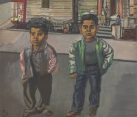 Alice Neel, Puerto Rican Boys on 108th Street, 1955. Tate © The estate of Alice Neel.  Photo: Tate