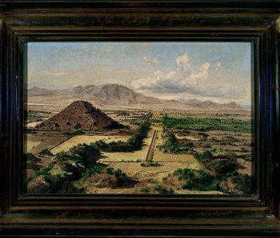 José María Velasco The Pyramid of the Sun in Teotihuacán 1878