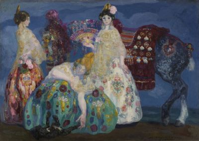 Key 32: Hermenegildo Anglada Camarasa, Girls of Burriana (Falleras), 1910-11 Oil on canvas, 166 x 208 cm On loan from The Hispanic Society of America, New York, NY