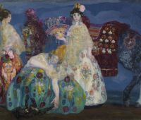 Key 32: Hermenegildo Anglada Camarasa, Girls of Burriana (Falleras), 1910-11 Oil on canvas, 166 x 208 cm On loan from The Hispanic Society of America, New York, NY