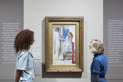 The Rossettis Installation View at Tate Britain 2023 © Tate (Madeleine Buddo)