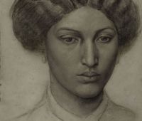Dante Gabriel Rossetti
Head of a Young Woman [Mrs. Eaton?] 1863-65
© Cantor Arts Center, Stanford University; Museum Purchase Fund
