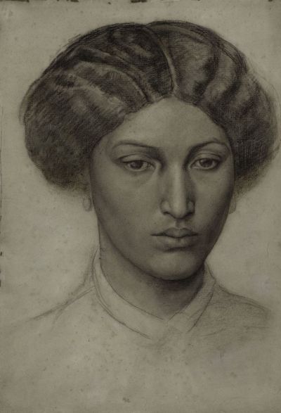 Dante Gabriel Rossetti
Head of a Young Woman [Mrs. Eaton?] 1863-65
© Cantor Arts Center, Stanford University; Museum Purchase Fund